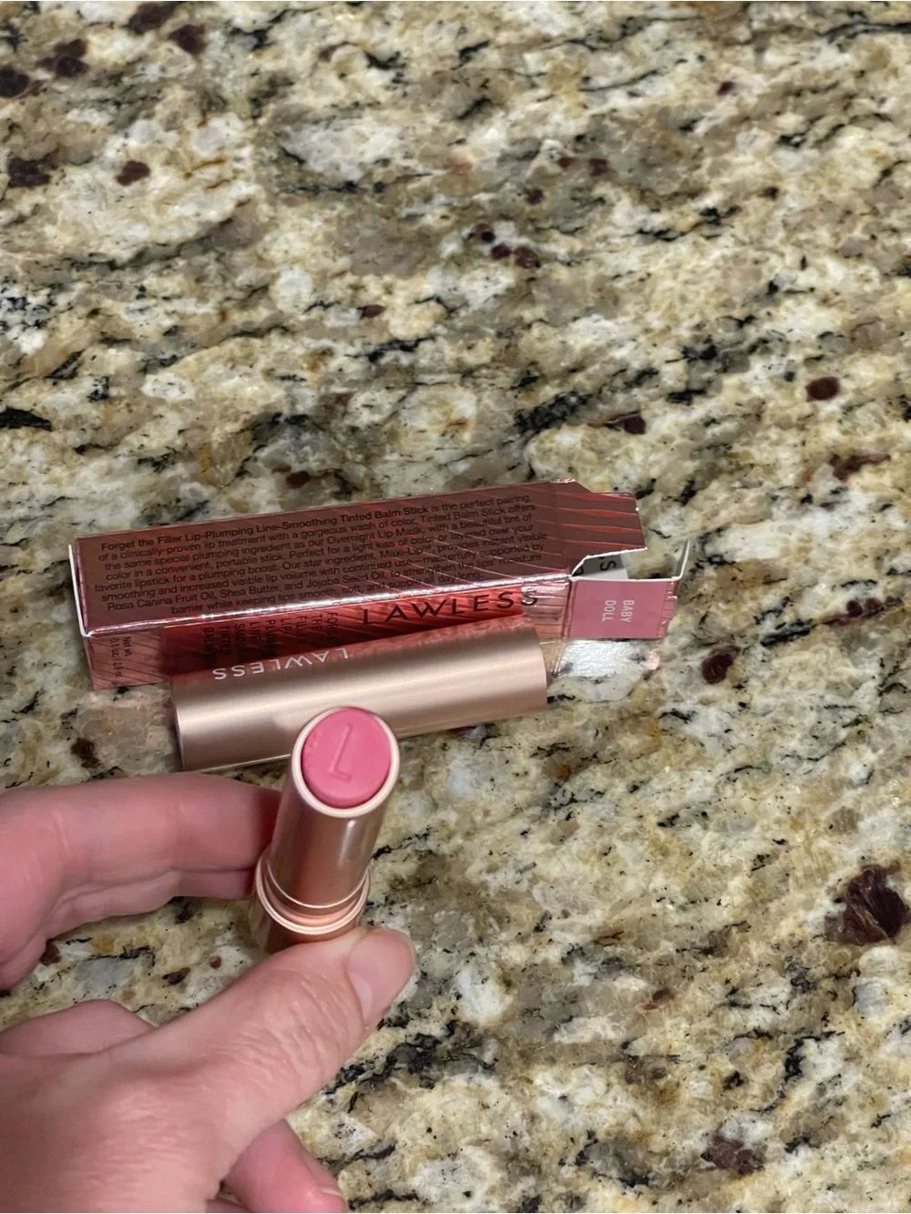 LAWLESS Forget the Filler Lip Stick in Baby Doll